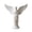 White, variant on KGJQ 3D Printed Praying Angel Figurine, Retro Guardian Angle Statue, Artistic Winged Women Decoration for Home Office, Housewarming Gift