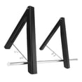 thumbnail image 3 of Perchero retráctil de pared de aluminio invisible para colgar ropa, para balcón, color negro, 3 of 14