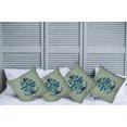 thumbnail image 2 of Ambesonne Anchor Throw Pillow Cover 4 Pack, Diamond Pattern Nautical, 16", Teal Pale Green, 2 of 5