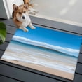 thumbnail image 4 of Rectangle Rug 2x3ft Area Rug, Summer Seaside Beach Clouds Ocean Area Rugs for Living Room Bedroom, Modern Style Floor Mat Non-Slip Non-Shedding Carpet Indoor Accent Rugs, 4 of 9