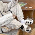 thumbnail image 2 of Women Slippers, Cute Animal Warm Slide-on Soft Cow Slippers, 2 of 5