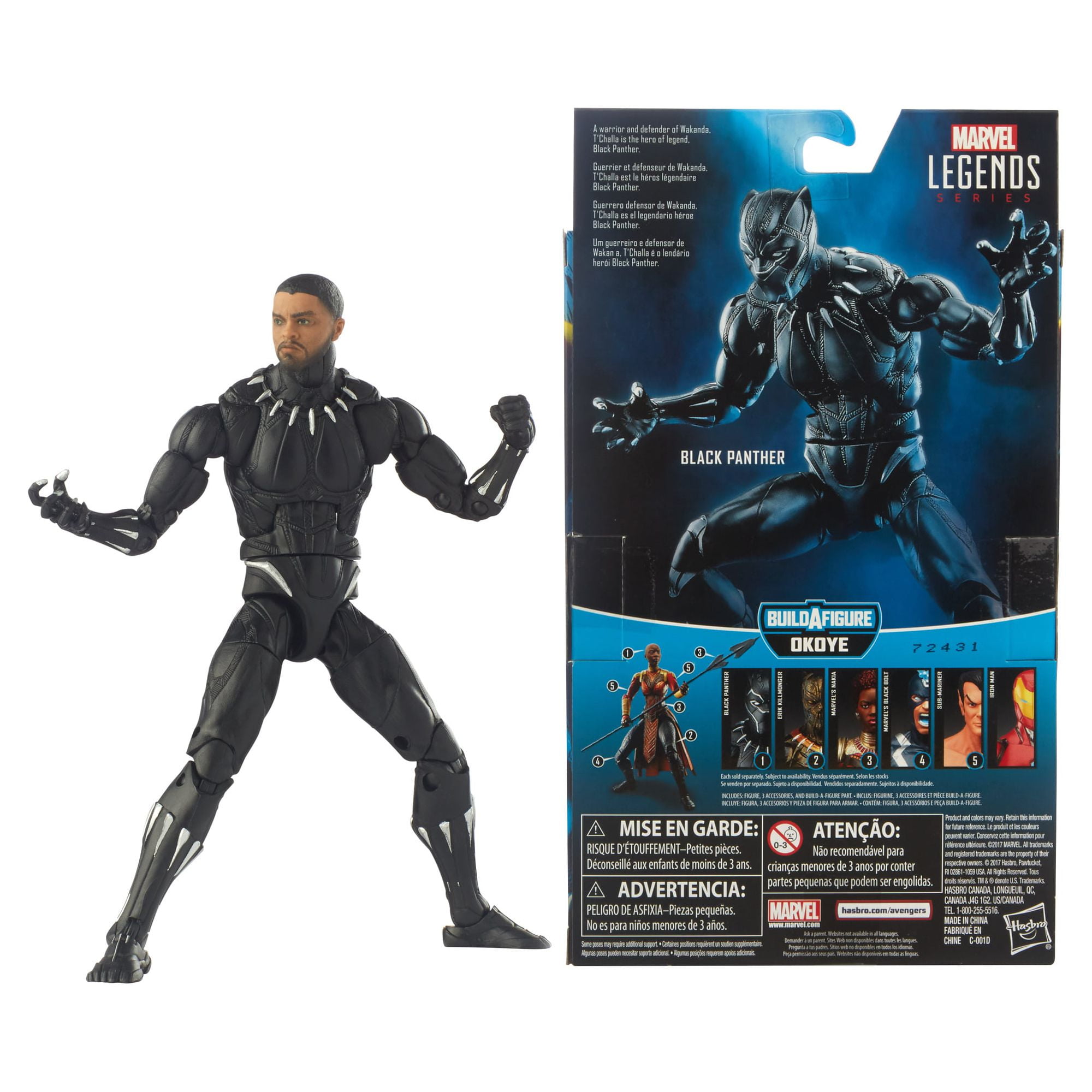 Figura da série Marvel Black Panther Legends de Angola Ubuy