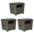 thumbnail image 1 of Suncast Pot de Rangement pour Tuyau de Jardin Farmington Hideaway, Pierre (Lot de 3), 1 of 9