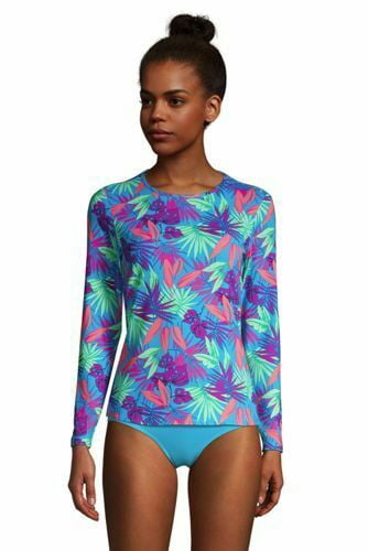 lands end swim tee rash guard