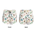 thumbnail image 5 of Lsque Travel1 Printed Women's Running Shorts with Liner Pockets,Elastic Quick Dry Workout Athletic Gym Yoga Shorts,Womens High Waist Shorts-, 5 of 9