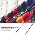 thumbnail image 4 of Nadi Cowboy Hat Rack Wall Mounted Hat Holder Iron Hat Hanger Cowboy Hat Display Holder, 4 of 6