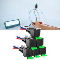 Waywe 6 Pack 30A Fuse Relay Car Truck Socket kit 12V Switch Harness Set 4 Pin SPST Automotive 14 AWG Hot Wires Auto Switches Starters Set