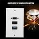 thumbnail image 4 of Hd Usb Socket Abs Us 3 Puertos Vga Usb30 Socket Adaptador de Panel de Montaje en Pared Enchufe de Pared, 4 of 8