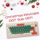 thumbnail image 4 of Teclas PBT CUTICAT Christmas Style Dye sub 123 Teclas Universal impermeable a prueba de polvo, 4 of 8