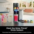 thumbnail image 3 of Ninja Thirsti - Sistema de bebidas gaseosas, crea bebidas espumosas y fijas únicas, personaliza tamaño y sabor, máquina de agua carbonatada, cilindro de CO2 de 60 litros WC1001C, 3 of 4