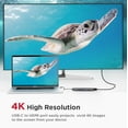 thumbnail image 3 of [Hub USB C] Adaptador multipuerto 7 en 1 GIGASTONE para iPad, MacBook Pro Air con divisor HDMI 4K, Thunderbolt PD de 100 W, lector SD/microSD, 3 of 3