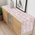 thumbnail image 4 of Pink Fruit Table Runner - 90 Inch Long, Kitchen Dining Table Runner Dresser Scarves, Vintage Plant Nature Botanical Flower Farmhouse Decor for Coffee Tables Wedding Party Banquet, 4 of 8
