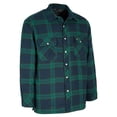 thumbnail image 1 of Forcefield Black Watch Plaid Quilted Flannel Shirt Jacket, 1 of 1
