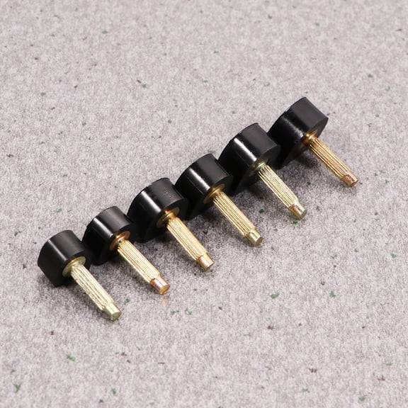 MIPCASE 24pcs Wearproof Heel Caps for High Heels Anti-slip TPU Black