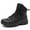 Black, variant on Stepedia Men's Snow Boots Lightweight Waterproof Winter Boots Faux Fur Lined Anti-slip Cold Weather Hiking Boots, Black