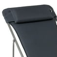 thumbnail image 4 of Lafuma Maxi Transat Plus Padded Compact Foldable Sling Chair, Dark Gray, 4 of 9