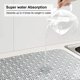 thumbnail image 2 of Alfombrillas de secado de platos para mostrador de cocina, escurridor de platos absorbente de microfibra/almohadillas para estante para fregadero, 19.515.8 pulgadas, juego de 2, gris, hoja BANYUO Electrónica, 2 of 6