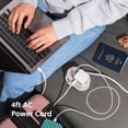 thumbnail image 3 of U Brands Portable Power Strip with USB-A and USB-C Ports, 4ft Cord, Wavy Check Pattern, 3 of 9