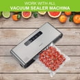 thumbnail image 3 of Accenter Vacuum Sealer Bags 100 Quart 8x12 Inch Commercial Grade Food Saver Bags, Seal a Meal, BPA Free, Heavy Duty, Perfect for vac storage, Meal Prep or Sous Vide (8"x12"), 3 of 6