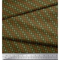 thumbnail image 2 of Soimoi Moss Georgette Fabric Triangle Shirting Print Fabric by The Yard 42 Inch Wide, 2 of 3