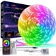 thumbnail image 1 of Tira de luces LED para exteriores HBOWMDJIA, 90 m, resistentes al agua RGB, 1 of 5