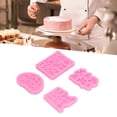 thumbnail image 7 of 4Pcs Bowknot Silicone Molds Bowknot Crown Style Durable Food Grade Nonstick Fondant Molds For Cake Bread Chocolate, 7 of 7
