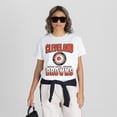 thumbnail image 4 of Women's Gameday Couture White Cleveland Browns Oversized All-Time Classic Flowy T-Shirt, 4 of 6