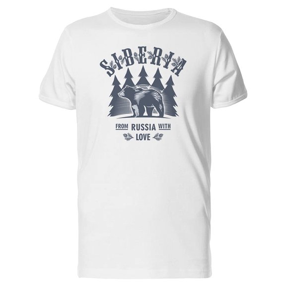 Siberia Bear From Russia Tee Men's -Image by Shutterstock