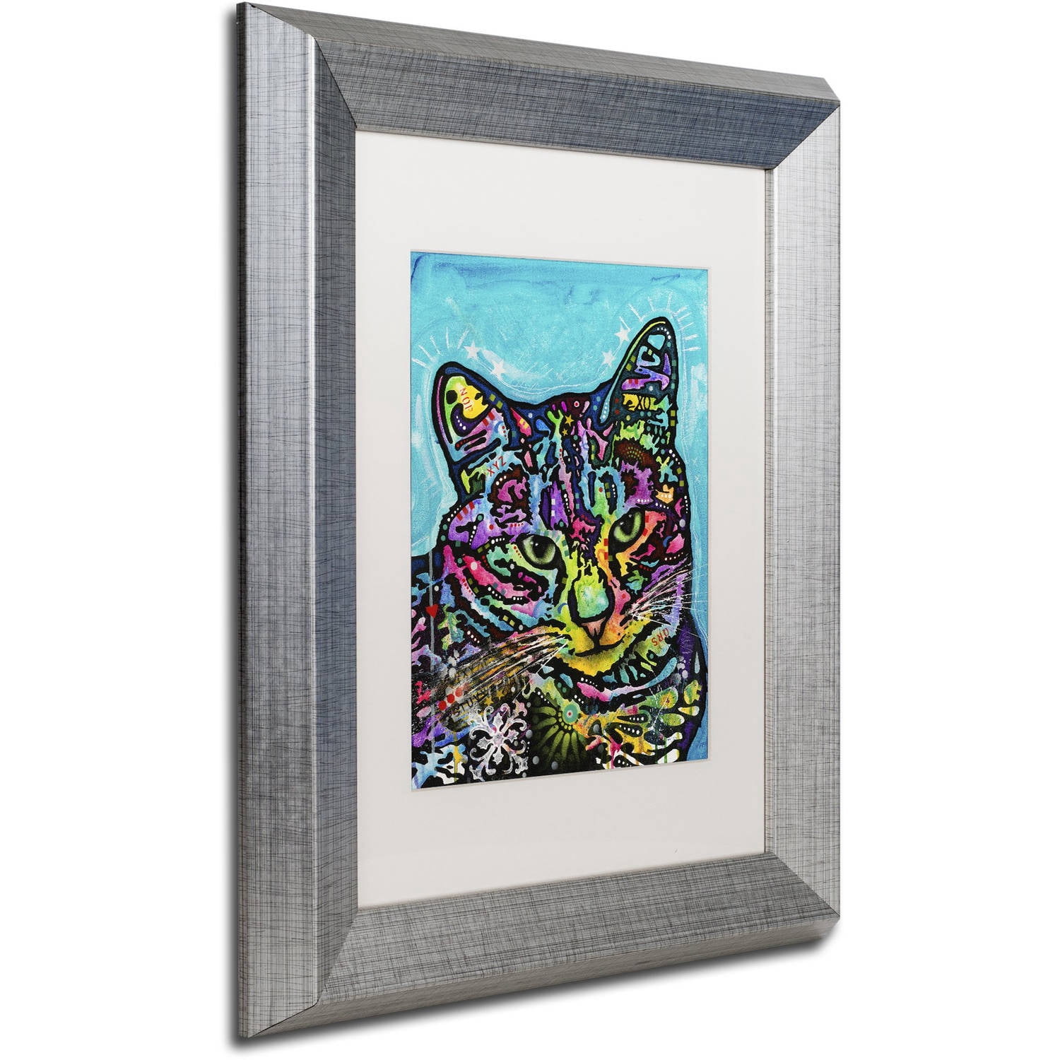 Trademark Fine Art "Kismet" Canvas Art by Dean Russo, White Matte, Silver Frame