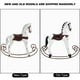 thumbnail image 5 of Caballo Mecedora ANGGREK Pintado Hecho A Mano De Madera Tallada Juguete 23,5 x 5 x 23,5 cm, 5 of 7
