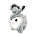 thumbnail image 3 of Siruishop Plush Bunny Toy Rabbit Interactive Electronic Pet for Preschool Party Favors Light Gray, 3 of 8