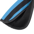 thumbnail image 6 of 2pcs Universal Car Seat Belt Cover Pads Faux Leather Shoulder Seatbelt Pads Cover Driving Black Blue, 6 of 7