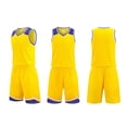 thumbnail image 5 of FUZHIQ Boys Basketball Uniform Sleeveless V-Neck with Elastic Waist Shorts, Lightweight Durable Activewear for Training,3-16 Years, 5 of 9