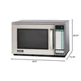 thumbnail image 2 of Sharp R-22GTF Microondas comerciales, Plata, 2 of 2