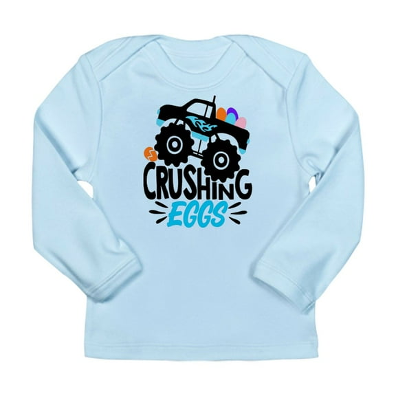 CafePress - New Easter Monster Truck Crush Long Sleeve T Shirt - Long Sleeve Infant T-Shirt