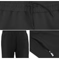 thumbnail image 3 of Men's Sports Gym Fitness Work Out Running Jogging 2 Piece Tracksuit Set (Black, 2XL), 3 of 3