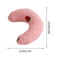 thumbnail image 3 of U-Shape Calming Pillow for Pets,Soft Fluffy Decorative Curved Plush Cushion, 3 of 7