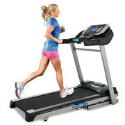 XTERRA Fitness TRX2500 Folding Treadmill, 2.25 HP Motor, 10 Levels of Electronic Incline, LCD Backlit Display, and 300 lb Weight Limit