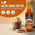thumbnail image 2 of Syruvia Salted Cookie Butter Pure Cane Syrup 25.4 fl Oz With Pump, 2 of 6