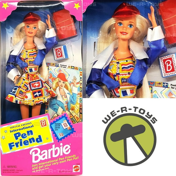 International Pen Friend Barbie Special Edition Doll 1995 Mattel 13558