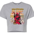 thumbnail image 3 of Marvel Deadpool - Blam - Juniors Cropped Graphic T-Shirt, 3 of 5