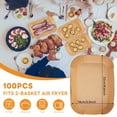 thumbnail image 5 of Air Fryer Liner for 6-9 qt,8.1"x5.5" Rectangle Food Grade Parchment Disposable Paper Liners for Ninja,BPA Free, 5 of 7