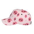 thumbnail image 5 of Naloa Original Classic Low Profile Hat Men Women Baseball Cap Dad Hat Adjustable Unconstructed Pig Noses Print Cap, 5 of 9