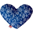 thumbnail image 2 of Mirage Pet 1258-CTYHT8 Blue Western Canvas Heart Dog Toy - 8 in., 2 of 2