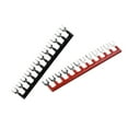 thumbnail image 6 of 12 Positions Electric Barrier Black Covered Strip Terminal Block Dual Raw Screw Smile Home, 6 of 9