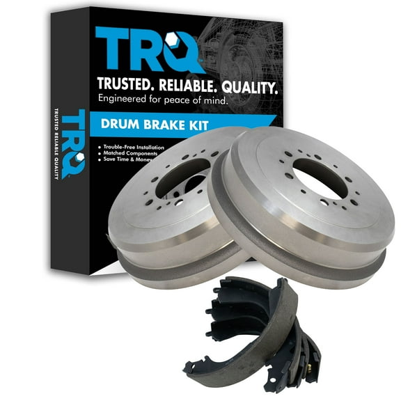 TRQ Rear Brake Drum Shoe Kit Fits Select Toyota 4Runner T100 Tacoma Tundra Pickup