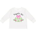 thumbnail image 3 of Inktastic Papa's Girl Heart Flowers Girls Long Sleeve Toddler T-Shirt, 3 of 5