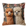 thumbnail image 2 of Throw Pillow Covers 18x18 Inch, Decorative Square Pillowcases, Farmhouse Holiday Cushion Covers for Couch Sofa Living Room Bedroom Outdoor Home Decor, 2 of 8