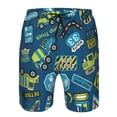 thumbnail image 3 of Goofa Dump Truck Printed Mens Swim Trunks Summer Quick Dry Short Beach Swimwear Bathing Suits-, 3 of 9