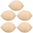 thumbnail image 1 of 5pcs Wooden Lemon Miniature Painting Lemon Unfinished Lemon Decoration Accessory, 1 of 8